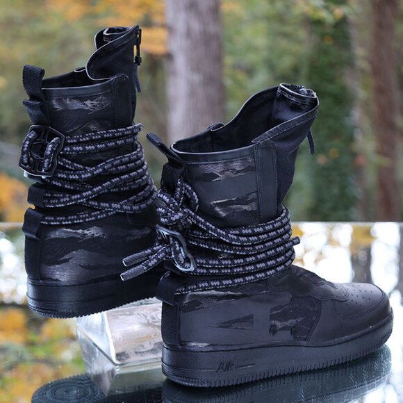 Nike SF Air Force 1 High Black - Picture 11 of 13